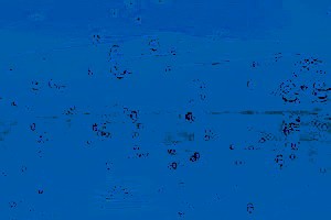Echt-Antikglas pc130 - EA-1346xh mittelblau