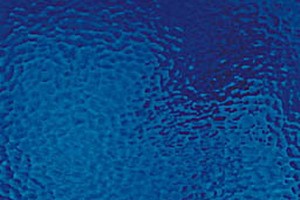 Ornamentglas, Hammer blau - ( S-134H )