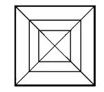 Bevel 1,5x1,5 = ca 3,8cm x 3,8cm - Mehrfachfacetten #-706 99
