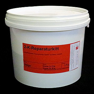 2-Komponenten Reparaturkitt KAWO-2K - 5Kg Eimer - beige