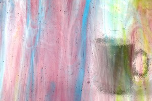 WISSMACH D - 264-LL Coloreescentglas, gr�n, lila, blau klar marmoriert