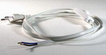 Anschlusskabel mit Schalter, weiss, 2-adrig, 2m