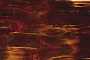 Opalescentglas/Tiffanyglas in dunkelbernstein, mit etwas wei� marmoriert, S-319-6