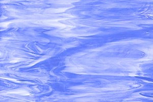 Opalescentglas, blau, wei� ( S-337-1 )