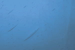 Antikglas-mundgeblasen C - AM-3372, mittelblau