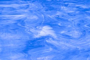 Opalescentglas, blau, wei� ( S-337-2 )