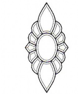 Facettenbild 48x22cm 13-teilig - Top-Angebot ! Ab 5,99 EUR !