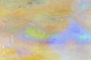 Opalescentglas, bernstein - marmoriert - IRISIEREND ( W-58D-i )