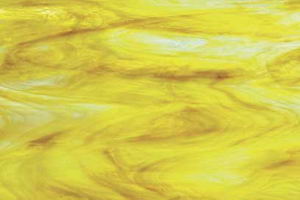Opalescentglas, gelb, amber, klar u. perlopal Medowlark ( S-6061-81cc )