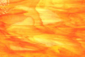 SPECTRUM F - 6076-83CC-F, Opalescentglas, orange, gelb, klar u. perlop. Inferno, Fusing AK96