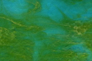 Youghiogheny-Glass B+ - Y-6645 SP Stipple Glas gr�n / t�rkis