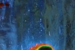 Dichroic-D�nnglas - schwarz, -violett - ca 1mm (BBB350-1) AK 90
