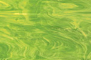 SPECTRUM E - 826-71s-F, Opalescentglas, gelbgr�n und wei�, Fusing AK96