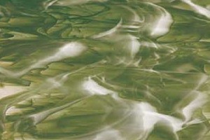 Opalescentglas, olivgr�n mit wenig wei� ( S-828-94 )