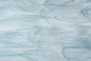 Opalescentglas, taubenblau und wei� ( S-838-52 )
