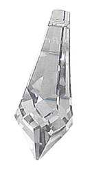 Facettzapfen 40mm hochwertig (Swarovski-Bleikristallglas) - 30% PbO