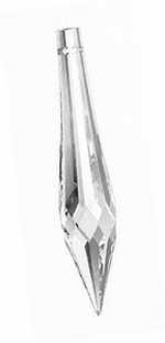 Facettzapfen 100mm hochwertig (Swarovski-Bleikristallglas) - 30% PbO