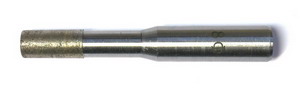 Glasbohrer mit glattem Schaft, gesintert, 8mm
