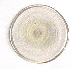 mundgeblasene Butzen - Altwei�, ca 10cm Durchmesser