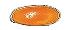Antik-Muggel oval 34 x 17mm - bernstein - amber
