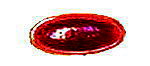 Antik-Muggel oval 34 x 17mm - dunkelrot
