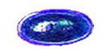 Antik-Muggel oval 38 x 20mm - kobaltblau