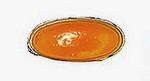 Antik-Muggel oval 38 x 20mm - dunkel-bernstein