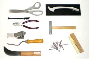 Bleiglaser-Set - kleine Zusammenstellung notwendiger Werkzeuge