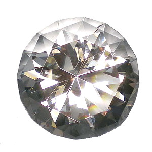 Glasdiamant klar, ca 100mm / 10cm - Extra Qualit�t in Brillantschliff