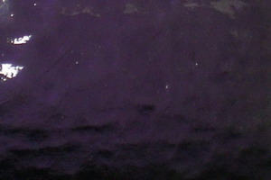 Bullseye B B-1128-50 F, ca. 2mm - dunkel violett - transparent