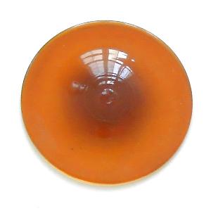 Butzen - handgefertigt, 10cm mittelgelb - Farbe #-206