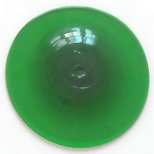 Butzen - handgefertigt, 12cm dunkelgr�n - Farbe #-406
