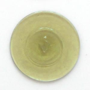 Butzen - handgefertigt, 10cm eisengelb - Farbe #-502