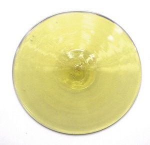 Butzen - handgefertigt, 12cm eisengelblich - Farbe #-502