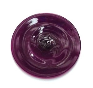 Butzen - handgefertigt, 10cm dunkelametyst - Farbe #-4042