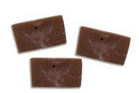 Smalten - Glasmosaiksteinchen - dunkelbraun-fleisch - ( OI-C-2810 )