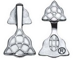 �se Doppel-CELTIC, mittel, 925er Sterling versilb. #-8300-116 / 25