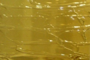 Craquele-Antikglas-mundgeblasen - Bernstein ( Amber #-04 )
