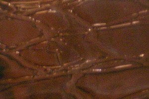 Craquele-Antikglas-mundgeblasen - Braunviolett ( #-36 )