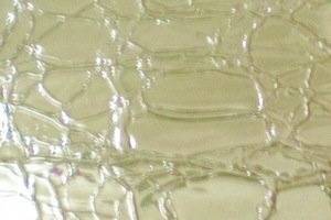 Craquele-Antikglas-mundgeblasen - Hellgelb ( Stroh #-02 )