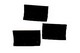 black Smalti Smalten - Glasmosaiksteinchen - sattes schwarz - ( DI-F- M66 )