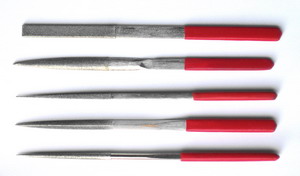 Diamantfeilen 5er-Set - 215mm