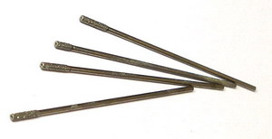 Diamanthohlbohrer 1,0mm - galvanische Diamantbeschichtung - 4 St. Set