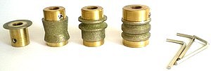 Schleifkopf-Sortiment SPEZIAL - 4 Spezial-Diamantschleifk�pfe - mit Garantie !