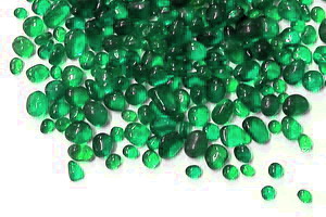 Glasgranulat - dunkelgrün, 3-6mm
