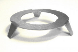 Edelstahlfuss f�r Glaskugeln von ca 12-17,5cm