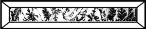 Eisblume-Bevel 2x10 = ca 5cm x 25cm #-131 10
