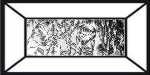 Eisblume-Bevel 2x4 = ca 5cm x 10cm #-131 04