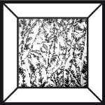 Eisblumenbevel 3x3 = ca 7,6cm x 7,6cm #-141 03