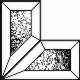 Eckenpaar, Eisblume 4x4x2 = ca 10cm x 10cm x 5cm #-251 03